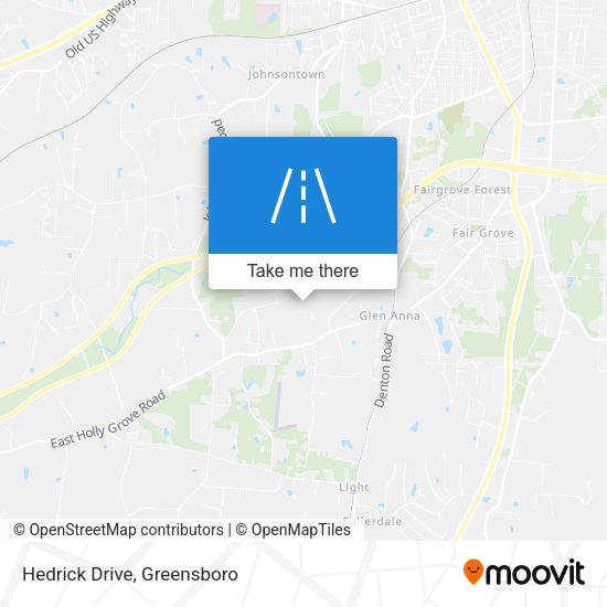 Mapa de Hedrick Drive