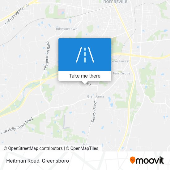 Mapa de Heitman Road