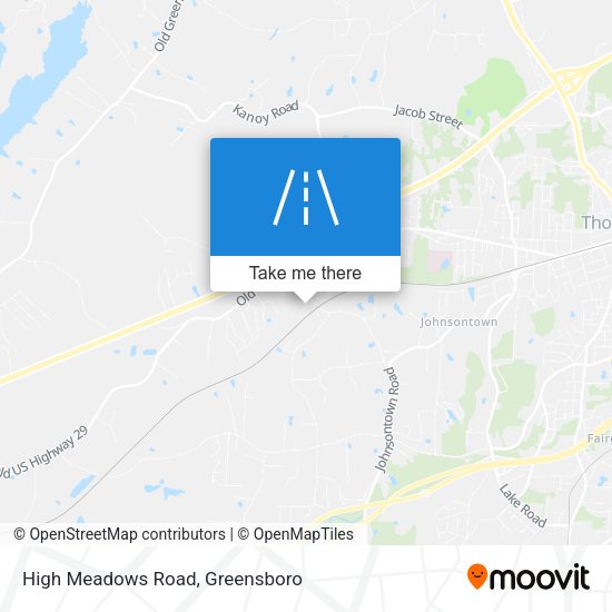 Mapa de High Meadows Road