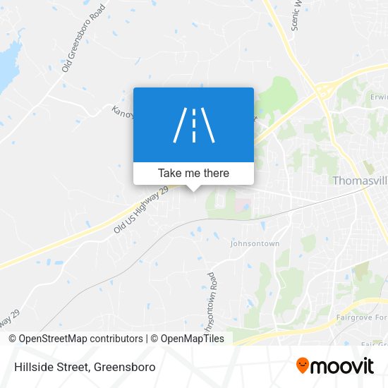 Mapa de Hillside Street