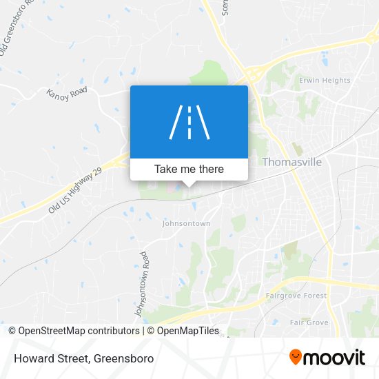 Mapa de Howard Street