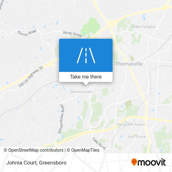 Mapa de Johnia Court