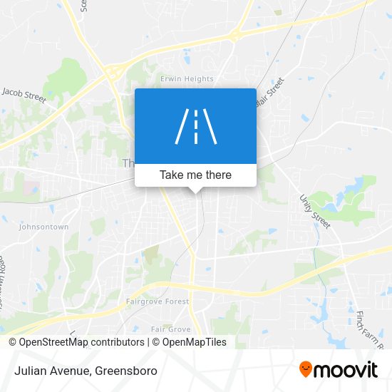 Mapa de Julian Avenue