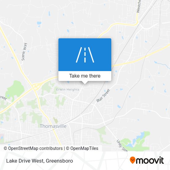 Lake Drive West map