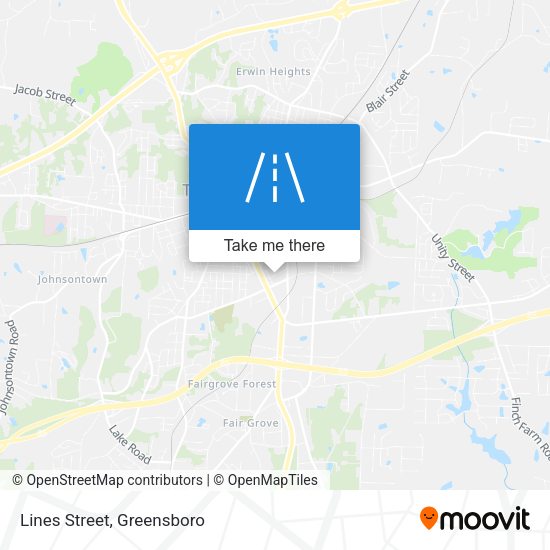 Mapa de Lines Street