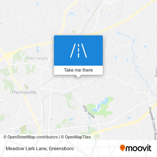 Meadow Lark Lane map