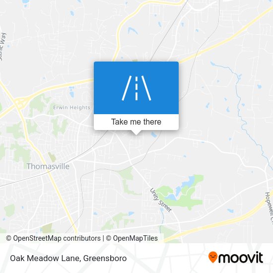 Mapa de Oak Meadow Lane