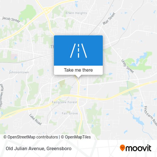 Mapa de Old Julian Avenue