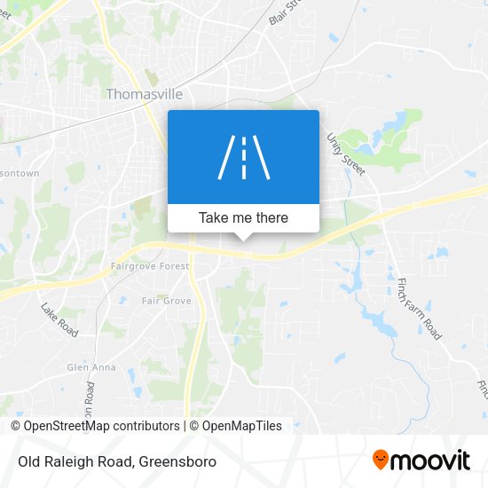 Mapa de Old Raleigh Road