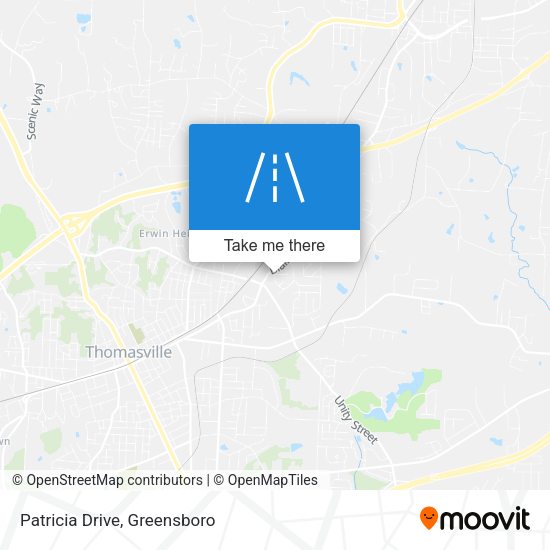 Mapa de Patricia Drive