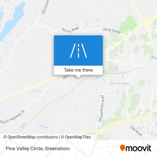 Pine Valley Circle map