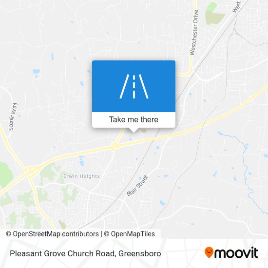Mapa de Pleasant Grove Church Road