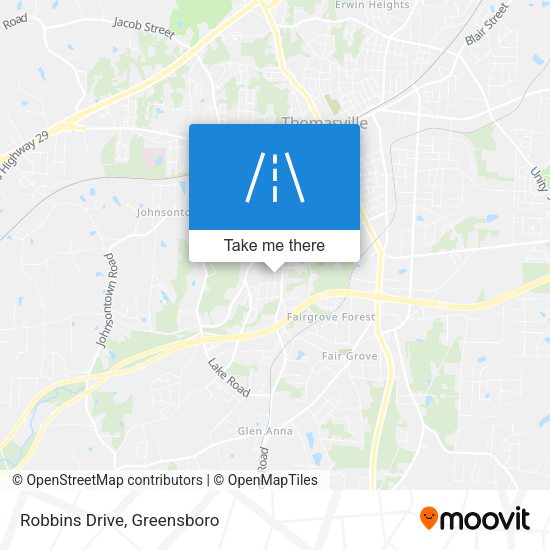 Mapa de Robbins Drive