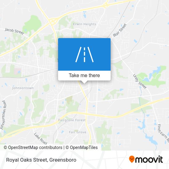 Mapa de Royal Oaks Street