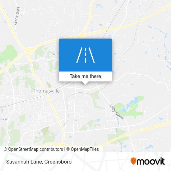 Mapa de Savannah Lane