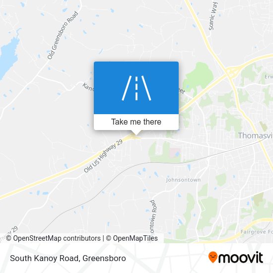 Mapa de South Kanoy Road