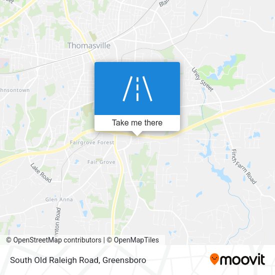 Mapa de South Old Raleigh Road