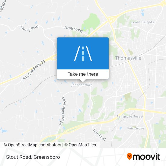 Mapa de Stout Road