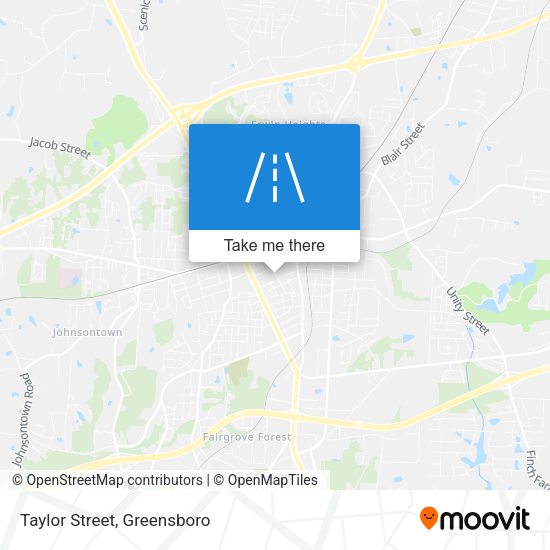 Mapa de Taylor Street