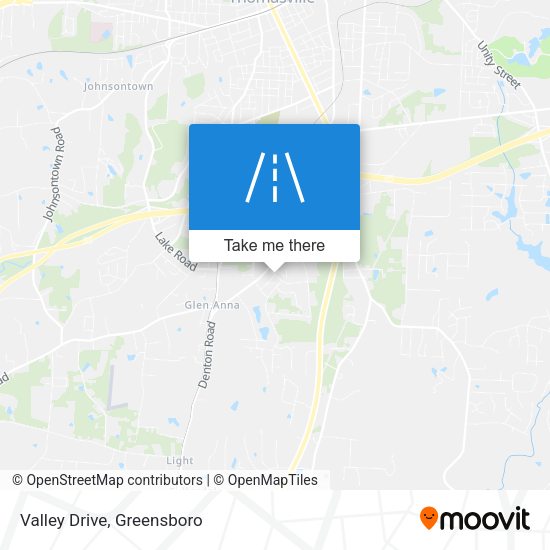 Mapa de Valley Drive