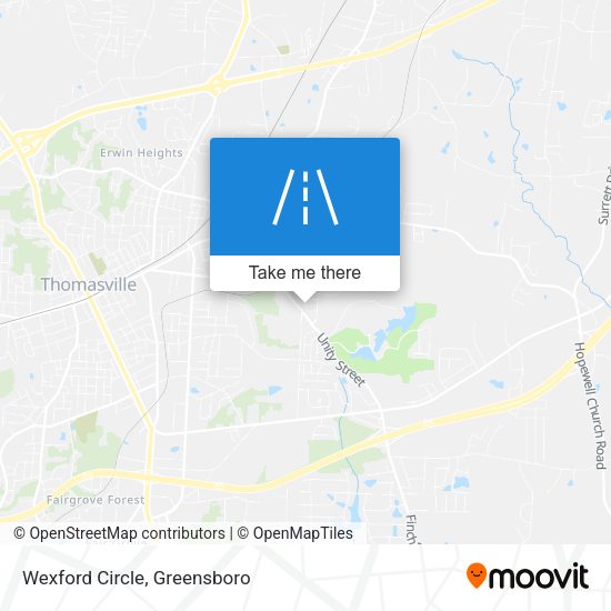 Mapa de Wexford Circle