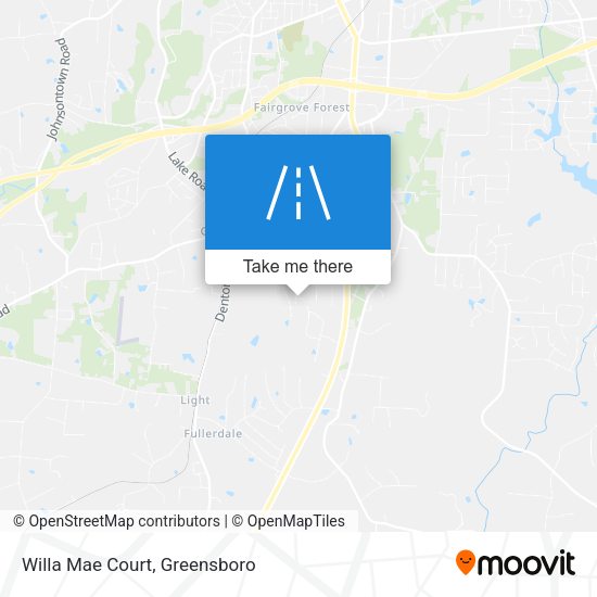 Willa Mae Court map