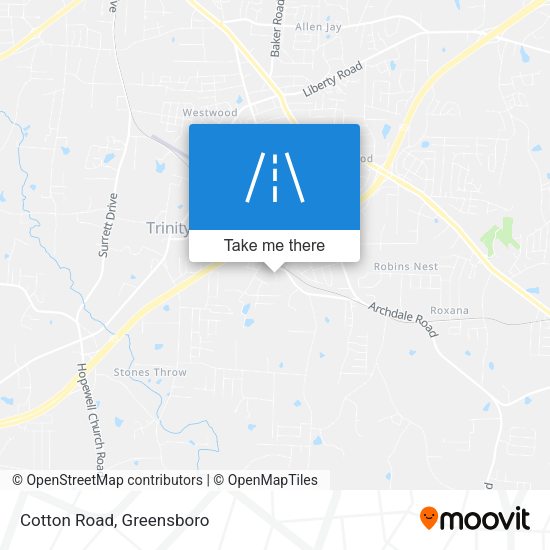 Mapa de Cotton Road