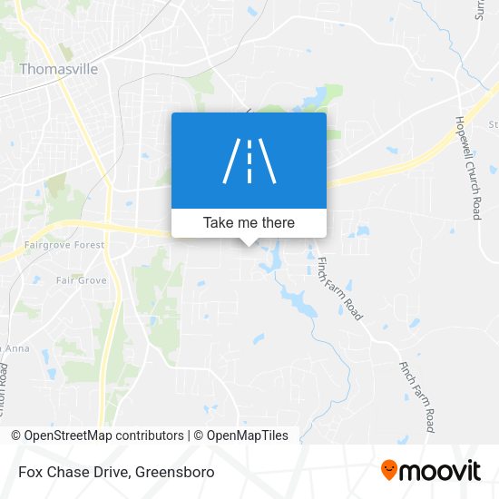 Fox Chase Drive map