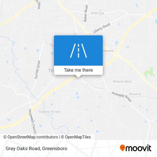 Mapa de Grey Oaks Road