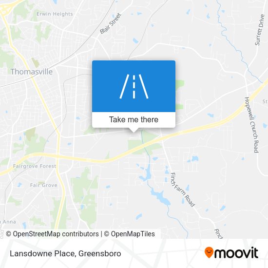 Lansdowne Place map