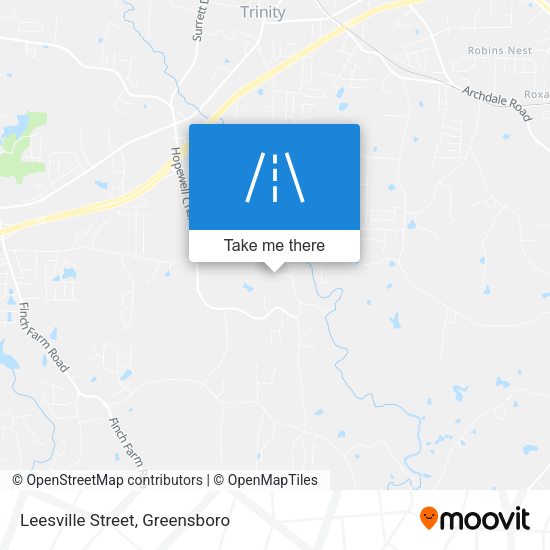 Leesville Street map
