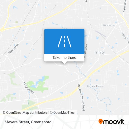 Mapa de Meyers Street
