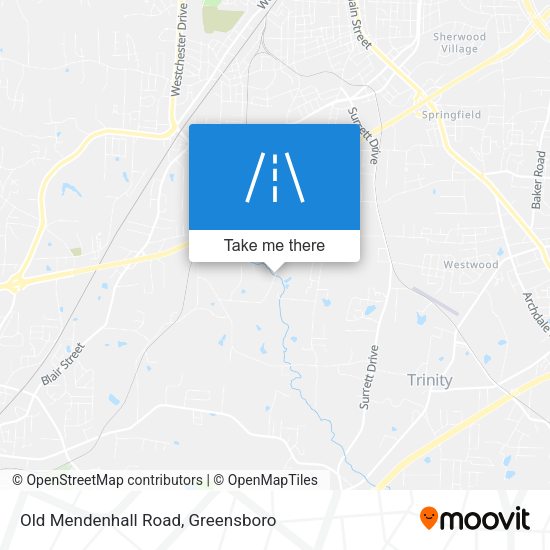 Mapa de Old Mendenhall Road