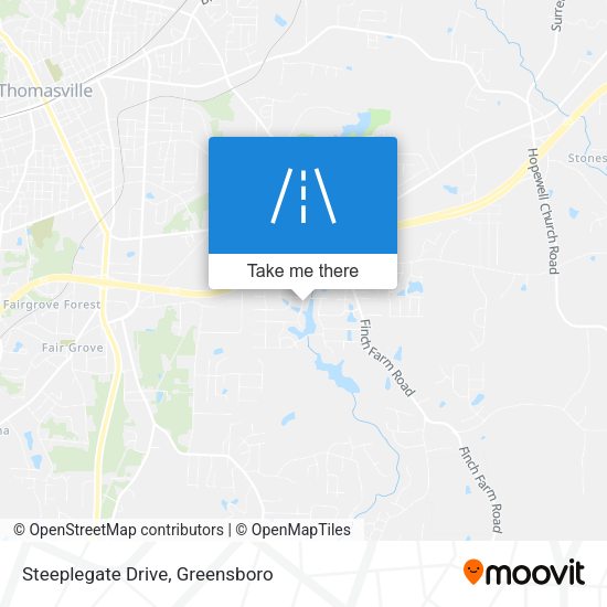 Mapa de Steeplegate Drive