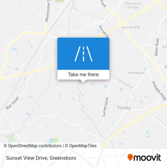 Mapa de Sunset View Drive