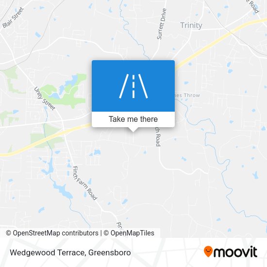 Wedgewood Terrace map