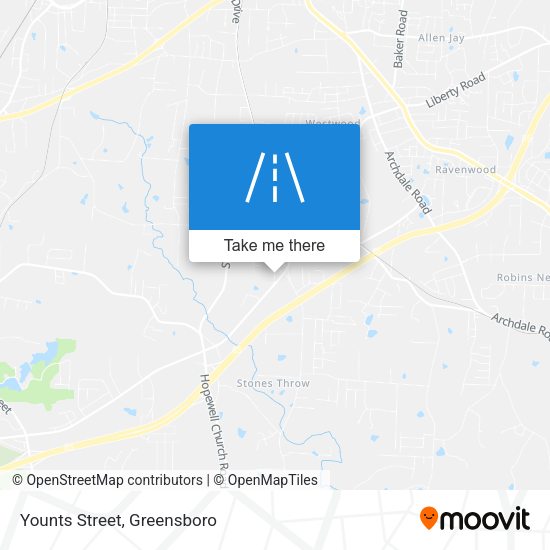 Mapa de Younts Street
