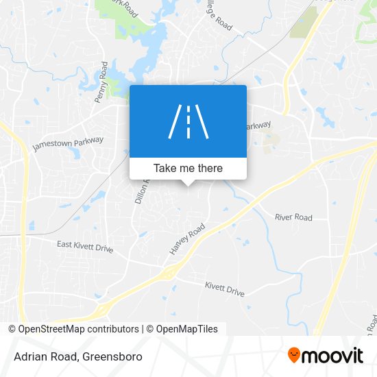 Mapa de Adrian Road