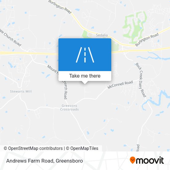 Mapa de Andrews Farm Road