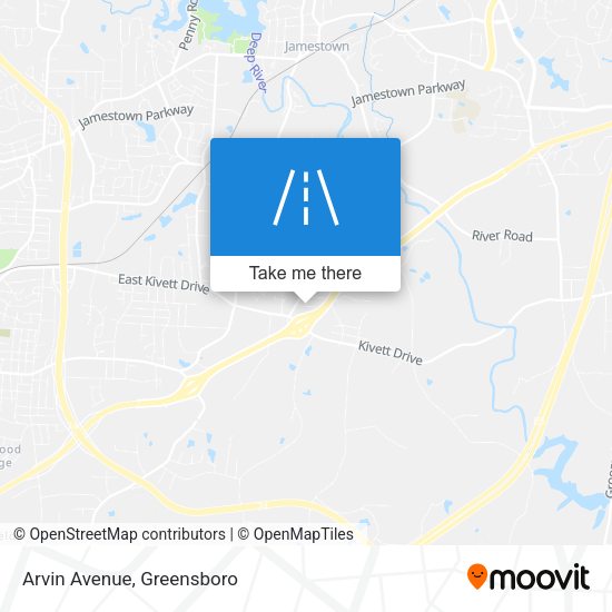 Mapa de Arvin Avenue