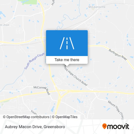Aubrey Macon Drive map