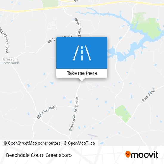 Mapa de Beechdale Court