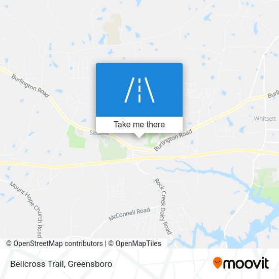 Bellcross Trail map