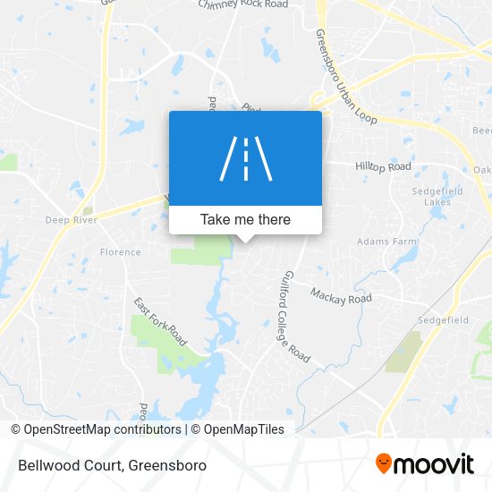 Mapa de Bellwood Court