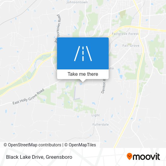 Mapa de Black Lake Drive