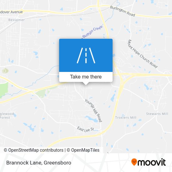 Mapa de Brannock Lane