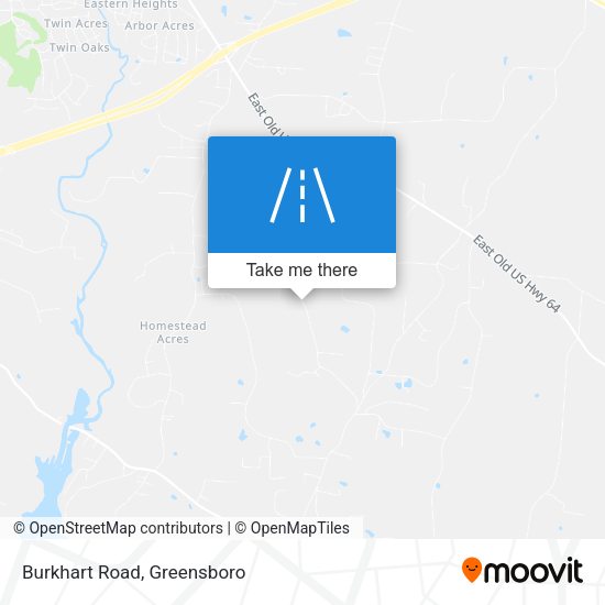 Mapa de Burkhart Road