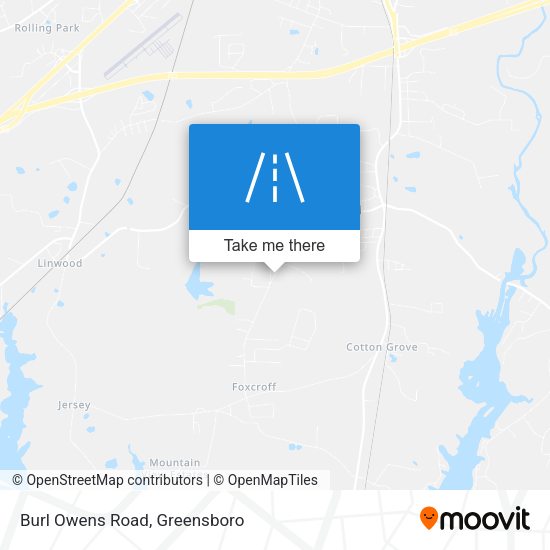 Burl Owens Road map