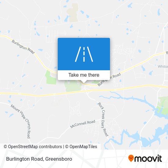 Mapa de Burlington Road