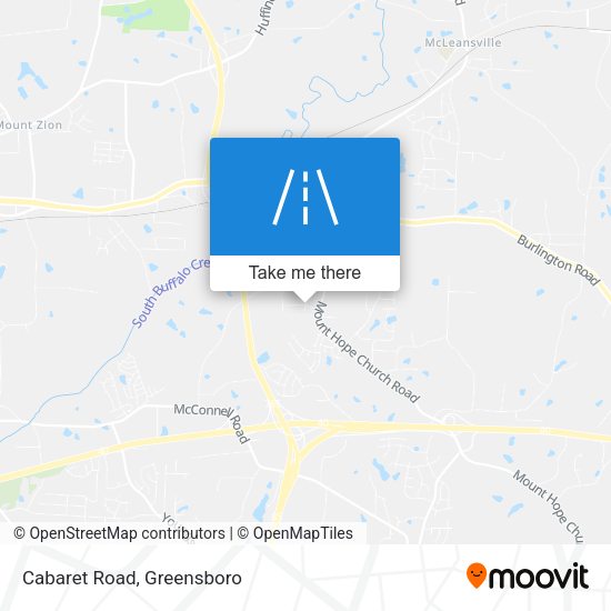 Mapa de Cabaret Road